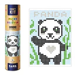 Картина за номерами стікерами Умняшка, Панда, в тубусі (1852)