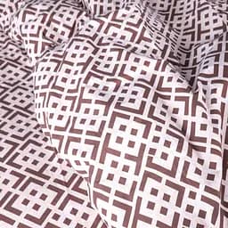 Простирадло MirSon Abstract Brown бязь 180 x 220 см (2200013165286) - мініатюра 2