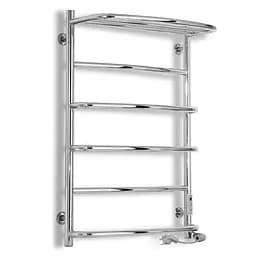 Электрический полотенцесушитель Laris Еврофлеш П6 500x800 с полкой Е правый S 73207611, Хром, Правое, Электронный