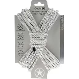 Мотузка для бондажу Ouch! Rope 10 м (сірий)