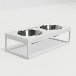 Hollky Base M — миски на підставці для середніх собак та великих котів (2 × 0,95 л) - мініатюра 4