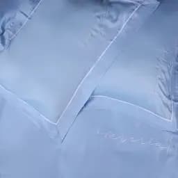 Наволочка MirSon Imperial Tencel №04 Blue 60 х 60 см (2200010754384) - мініатюра 4