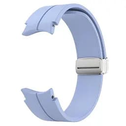 Браслет Cls для Samsung Galaxy Watch 4 - блакитний ширина кріплення 20мм силікон Watchbands (W14-9WB35266726) - мініатюра 3