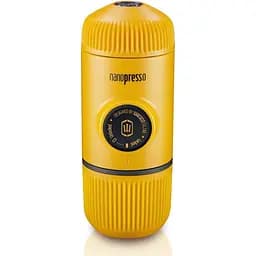 Портативна еспресо-кавоварка Wacaco Nanopresso жовта - мініатюра 2