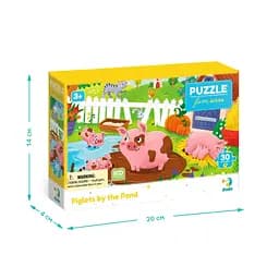 Дитячий пазл "Поросята біля ставка" DoDo Toys 300682, 30 елементів - мініатюра 5