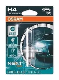 Галогенова лампа Osram H4 12V 60W P43t Cool Blue Intense Next Gen +100% 1 лампа (64193CBN-01B)