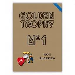Карты игральные Modiano Golden Trophy 100% Plastic (blue) (00450)