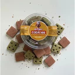 Ласощі для собак Печиво Ginger Cookies Carrot&Shpinach 135 г  - мініатюра 2