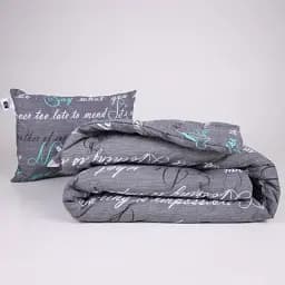 Набір MirSon №1166 Сolor Fun Line Tulio Eco-Soft 220 х 240 см сірий (2200010869552)