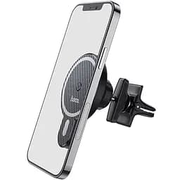 Холдер Hoco CA85 Black (Wireless Charger) - мініатюра 5