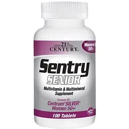 Витамины и минералы 21st Century Sentry Senior Womens 50+, 100 таблеток