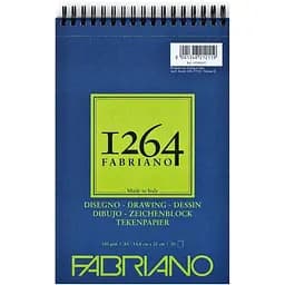 Альбом для рисунка Fabriano на спирали 1264 А5 (14.8х21 см) 180г/м2 30л