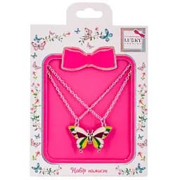 Набор ожерелья Lukky Fashion BFF с половинками бабочки (T24757)
