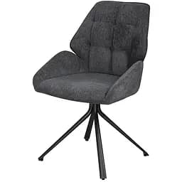 Стілець Prestol Соло 570x600x905 мм графіт, що обертається.