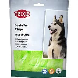 Ласощі для собак Trixie KauChips Light Denta Fun з спіруліною 100 г