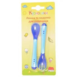 Набор для кормления Курносики, от 4 мес., синий (7061 син/бла)