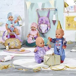 Одяг для ляльки Baby Born Святковий комбінезон лавандовий (831090-1) - мініатюра 7