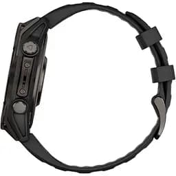 Смарт-годинник Garmin Fenix 8 AMOLED Sapphire 47mm Carbon Gray DLC Titanium with Black/Pebble Gray Silicone Band (010-02904-20) [115046] - мініатюра 4
