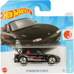 Базова машинка Hot Wheels HW J-Imports '91 Mazda MX-5 Miata чорна (5785)  
