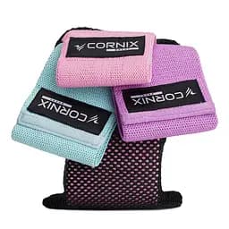 Резинки для фітнесу та спорту Cornix Hip Band набір із тканини 3 шт. XR-0048 - мініатюра 3
