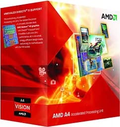 Процессор AMD A4-3400 (AD3400OJHXBOX) (CPDTAM00310) (Socket FM1, 2T, 2.7 ГГц, Box)