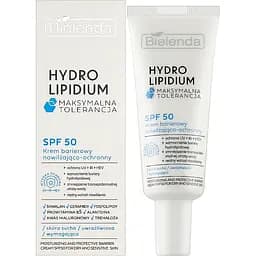 Зволожувальний і захисний бар'єрний крем Bielenda Hydro Lipidium SPF50, 30 мл - мініатюра 2