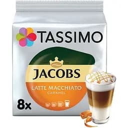 Кофе молотый в капсулах Jacobs Tassimo Latte Caramel 268 г