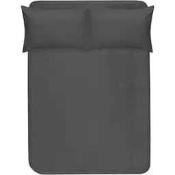 Комплект постільної білизни Lotus Home Leona сатин premium 240х260 см антрацит (svt-2000022335553)