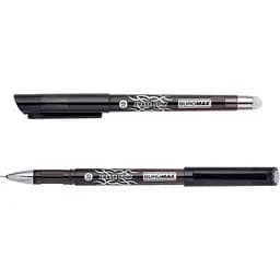 Ручка гелева Buromax Erase Slim Пиши-стирай чорна 0.5 мм упаковка 12 шт. (BM.8300-02)
