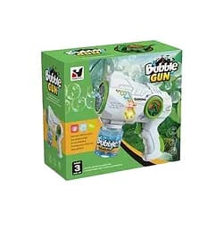 Пістолет з мильними бульбашками YH 358-1, механічний, підсвічування, в коробці (6969230190025)