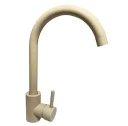 Смеситель для кухни Solone EZA4-D090KS однорычажный из нержавеющей стали Бежевый 30412