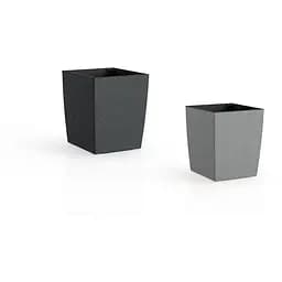 Вазон Plastkon Eliot Stone 30x30 см сірий - мініатюра 2