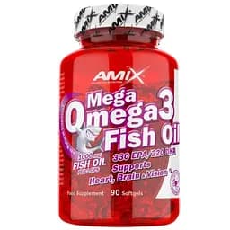 Жирные кислоты Amix Mega Omega 3 Fish Oil 1000 мг (330 мг/220 мг) 90 софт гель