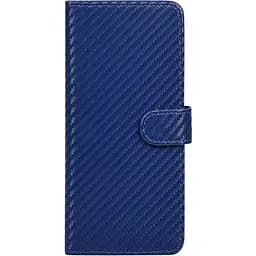 Чохол-книжка Toto Book Carbon Fiber Universal Cover 5.5-5.7" Navy Blue