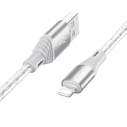 Кабель Borofone BX96 USB to Lightning 1 м grey