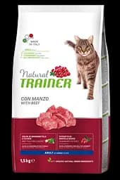 Сухий корм Trainer Natural Super Adult with Beef для дорослих кішок від 1 року 1.5 кг.