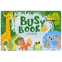 М'яка розвиваюча іграшка-книжечка "Busybook" 557-581-583-2