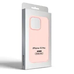 Силиконовый чехол для Apple iPhone 13 Pro, ICON2 Case, розовый, противоударный, панель, защита всего корпуса, матовая поверхность Soft Touch, выступает над дисплеем, совместим с защитными стеклами и пленками, с микрофиброй, ArmorStandart (ARM60588) - мініатюра 9