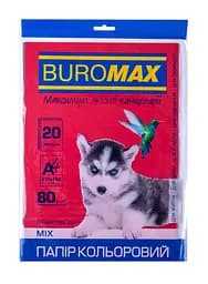Набір кольорового паперу DARK+NEON, 10 кол., 20 арк., А4, 80 г/м² BM.2721020-99 BUROMAX (4823078962379) - мініатюра 2