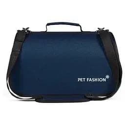 Сумка-переноска для собак та котів Pet Fashion Vesta 38х22х22 см синя