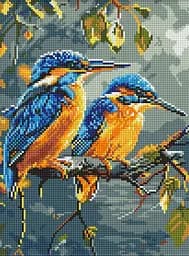 Набор с алмазной мозаикой на подрамнике Сокровища природы Ideyka AMO8083, 30x40 см