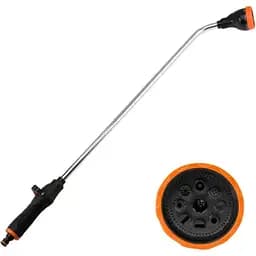 Ороситель ручной Bradas BLACK LINE с насадкой 8-функциональный, с клапаном, 83 см ECO-4450