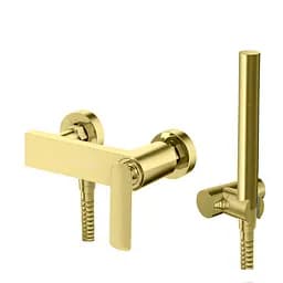 Змішувач для душу Kohlman Experience gold настінний KPL-QW120EGD Золотий