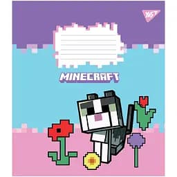 Набір зошитів Yes Minecraft Flowers A5 в клітинку 24 аркуші 20 шт. (767588) - мініатюра 4