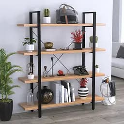 Стелаж Сінгл-4-135 Loft Design (Дуб Крафт золотий)