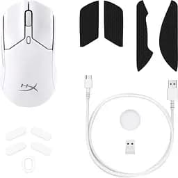 Миша HyperX Pulsefire Haste 2 Mini Wireless White (7D389AA) [102866] - мініатюра 8