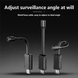 Міні wifi камера USB з гнучкою ніжкою Jianshu U21, 2 Мп, Full HD 1080P (100381) - мініатюра 4