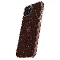 Чохол Spigen Liquid Crystal Glitter Rose Quartz для iPhone 15 (ACS06789) - мініатюра 7