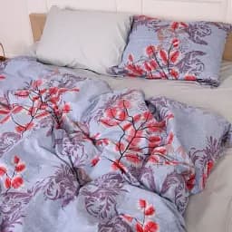 Комплект постільної білизни MirSon Сатин 22-1341 Matteo 2 x 160 x 220 см блакитний (2200006583226)