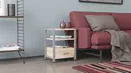 Тумба універсальна Ferrum-decor Вів'єн 1/1 50x41x40 сірий ДСП Дуб Сан-Марино 16мм (FRD-104152) - мініатюра 5
